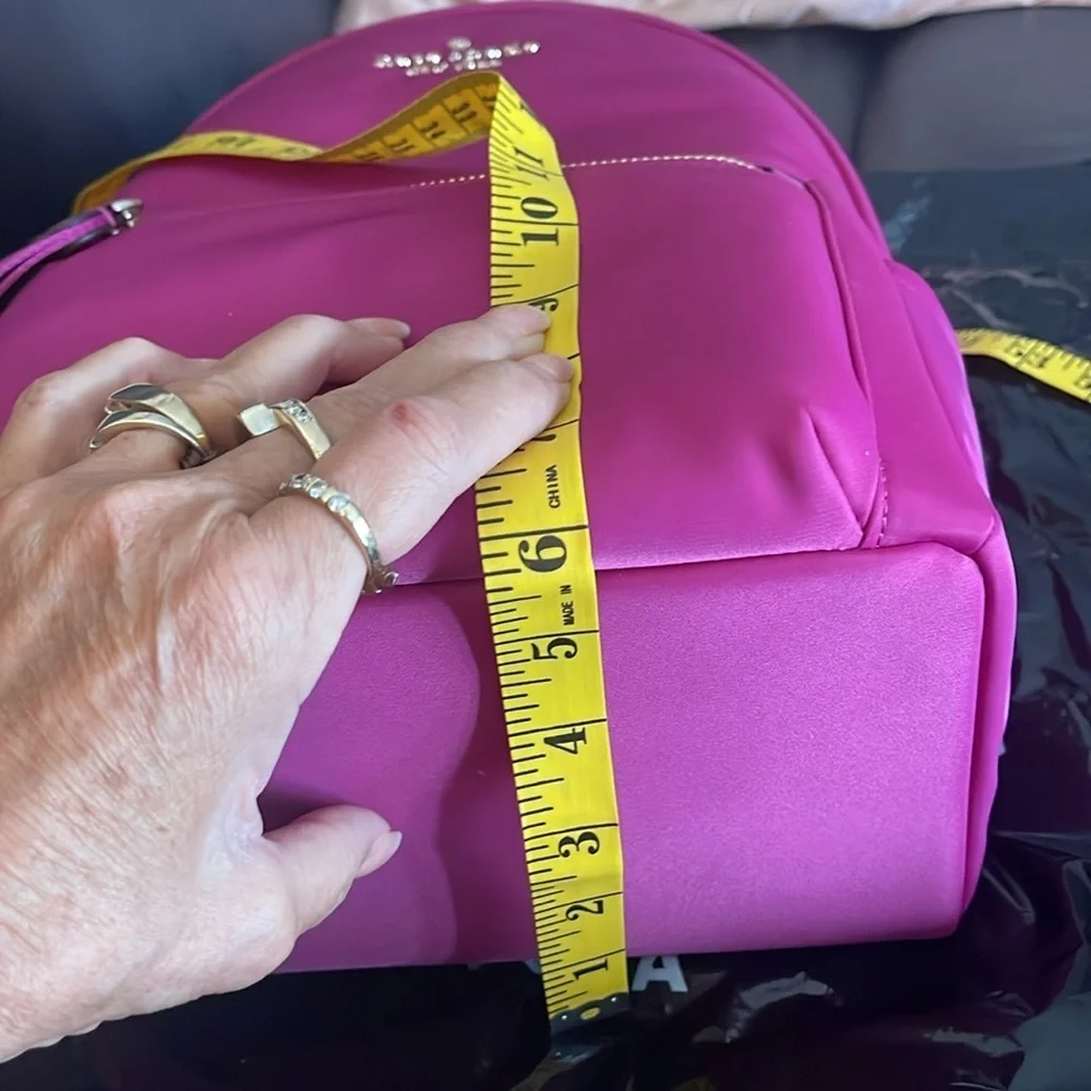 MWT Kate Spade Baja ROSE , beautiful backpack . ๐ measurements on pictures - Picture 2 of 15
